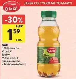Intermarche Sok jabłkowy O La La! oferta