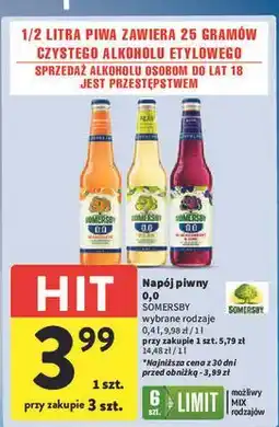 Intermarche Piwo Somersby Blackcurrant & Lime oferta