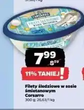 Netto Filety śledziowe w sosie śmietankowym Corsarro oferta
