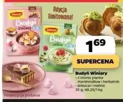 Netto Budyń pistacja i malina Winiary oferta