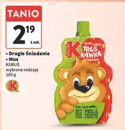 Intermarche Mus truskawka jabłko banan Drugie Śniadanie oferta