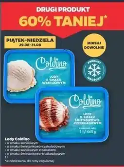 Netto Lody o smaku śmietankowo-truskawkowym Coldino oferta