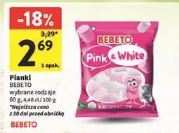Intermarche Pianki pink & white Bebeto oferta