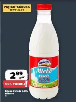 Netto Mleko 3.2% Miletto oferta