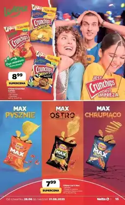 Netto Chipsy ser-cebula Crunchips X-Cut oferta