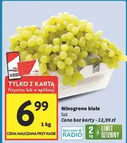 Intermarche Winogrona białe oferta