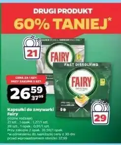 Netto Tabletki do zmywarek lemon Fairy All In 1 oferta