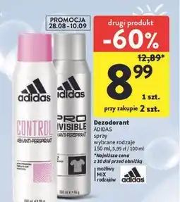 Intermarche Dezodorant Adidas Men Pro Invisible oferta
