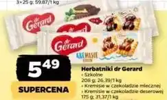 Netto Ciastka kremisie z czekoladą mleczną Dr Gerard oferta