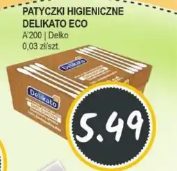 Słoneczko Patyczki higieniczne delikato eco delko oferta