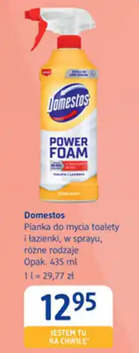 dm drogerie markt Domestos Pianka do mycia toalety i łazienki, w sprayu oferta