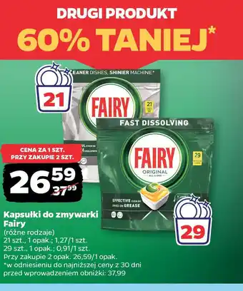 Netto Kapsułki do zmywarki Fairy oferta