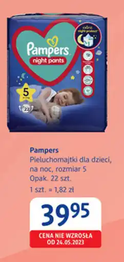 dm drogerie markt Pampers Pieluchomajtki dla dzieci, na noc, rozmiar S oferta