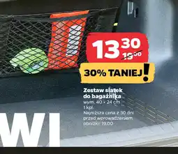 Netto Zestaw siatek do bagażnika oferta