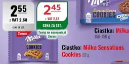 Eurocash Ciastko: Milka Sensations Cookies oferta