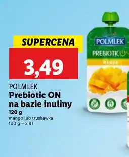 Lidl Jogurt Prebiotic ON na bazie inuliny mango Polmlek oferta