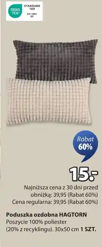 JYSK Poduszka TEX oferta