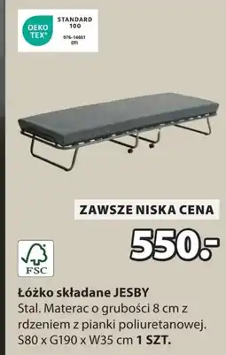 JYSK Łóżko składane oferta