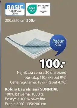 JYSK Kołdra TEX oferta