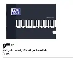 Empik Zeszyt do nut Oxford oferta