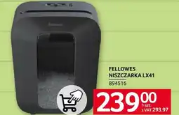 Selgros Niszczarka Fellowes oferta