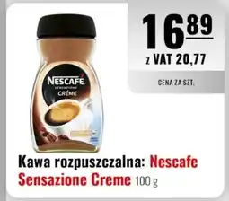 Eurocash Kawa rozpuszczalna: Nescafe Sensazione Creme oferta