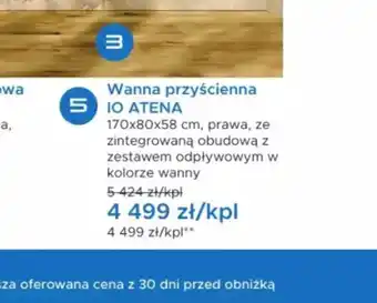 Blu Wanna przyścienna IO Atena oferta