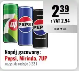 Eurocash Napój gazowany: Pepsi, Mirinda, 7UP oferta