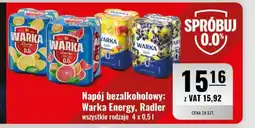 Eurocash Napój bezalkoholowy: Warka Energy, Radler oferta