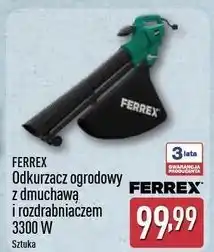 ALDI Odkurzacz ogrodowy z dmuchawą i rozdrabniaczem 3300w Ferrex oferta