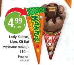 Passa Lody Kaktus, Lion, Kit Kat Froneri oferta