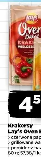 Netto Krakersy Lay's Oven Baked czerwona papryka w ziołach oferta