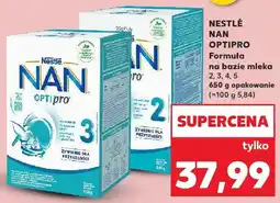 Kaufland Mleko modyfikowane Nestle NAN Optipro 2 lub 3 oferta