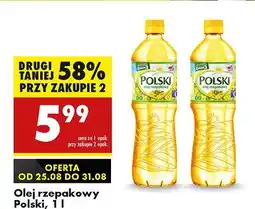 Biedronka Olej rzepakowy Polski oferta
