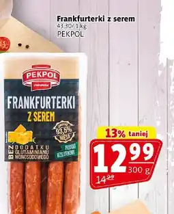 Prim Market Wędlina frankfurterki z serem Pekpol oferta