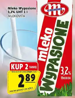 Prim Market Mleko wypasione 3,2% UHT Mlekovita oferta