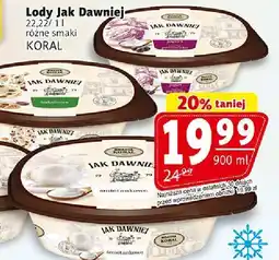 Prim Market Lody Jak Dawniej różne smaki KORAL oferta