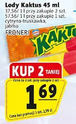 Prim Market Lody Kaktus cytryna-truskawka, jabłko FRONERI oferta
