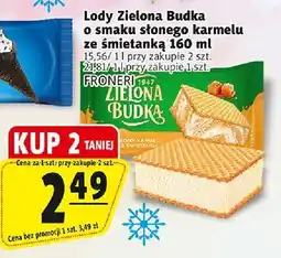 Prim Market Lody Zielona Budka o smaku słonego karmelu ze śmietanką FRONERI oferta