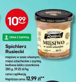 Żabka Mięsiwo Spichlerz Rusiecki w sosie własnym oferta