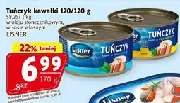 Prim Market Tuńczyk kawałki w oleju słonecznikowym LISNER oferta