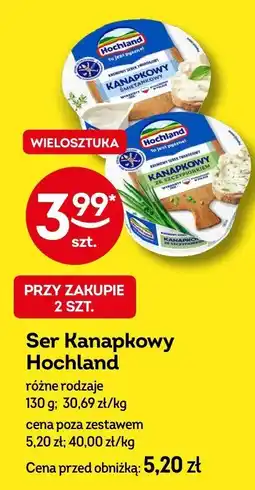 Żabka Ser kanapkowy Hochland różne rodzaje oferta