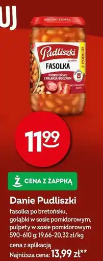 Żabka Danie Pudliszki fasolka po bretońsku oferta