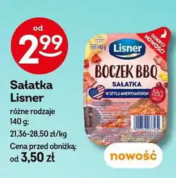Żabka Sałatka Lisner Boczek BBQ oferta