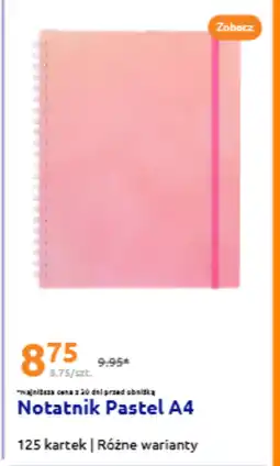 Action Notatnik Pastel oferta