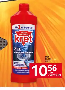 Selgros Żel do udrożniania rur Kret oferta