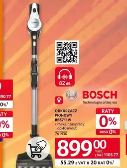 Selgros Odkurzacz Bosch oferta