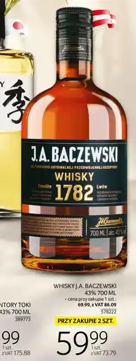 Selgros Whisky J.A. Baczewski oferta