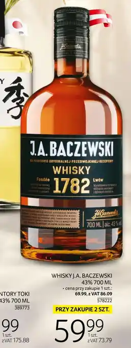 Selgros Whisky J.A. Baczewski oferta