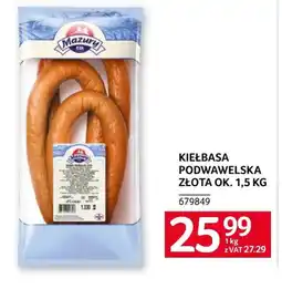 Selgros Kiełbasa podwawelska Mazury oferta